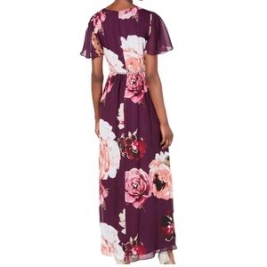 SLNY Floral‎ Maxi Dress in Purple and Pink NWOT Size 18